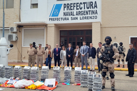 El cargamento hallado en el barco en abril, por denuncia de su capitán. 