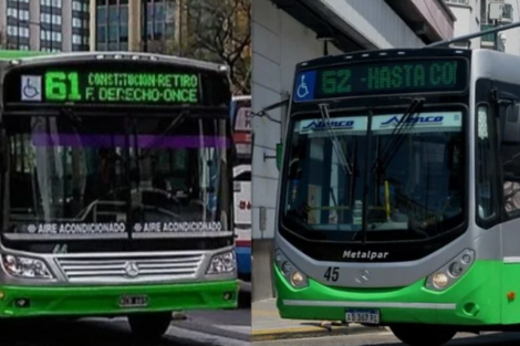 El proyecto busca que las líneas 61 y 62 atraviesen Puerto Madero y conecten con Retiro, Constitución, Once y el Bajo
