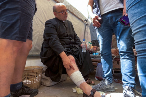 Gabriel Romanelli, párroco de la Franja de Gaza.
