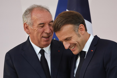  François Bayrou, primer ministro y Emmanuel Macron, presidente de Francia. (Fuente: EFE)