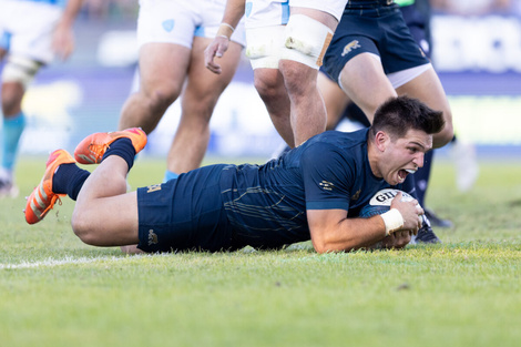 Uno de los tries marcador por la Selección Argentina (Fuente: Prensa)