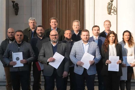 Los convencionales de Unidos, cada cual con su proyecto. (Fuente: Gentileza)
