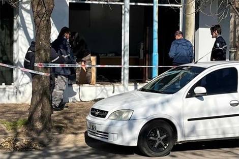 La oficina de la EPE sufrió graves daños. (Fuente: Imagen web)