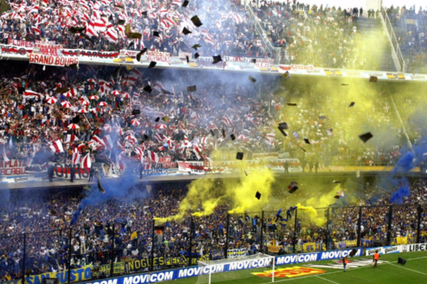 Los de Boca y los de River juntos