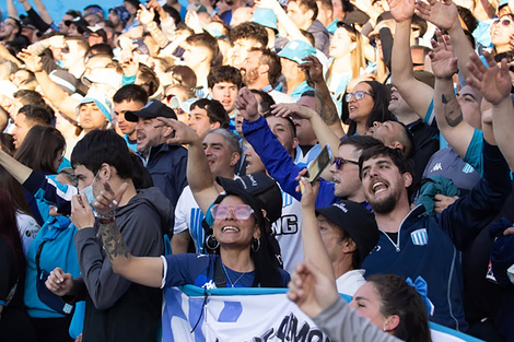 Para ver a Racing en el Cilindro habrá los hinchas deberán ser socios del club (Fuente: Redes sociales)