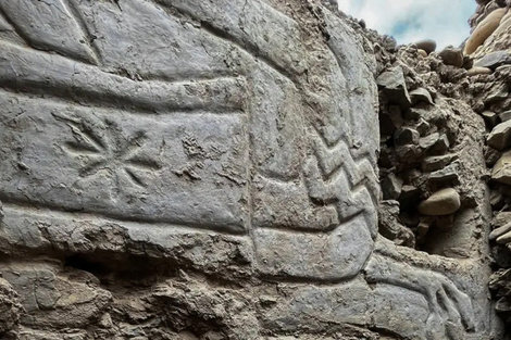 Un mural de 3.000 años en Perú