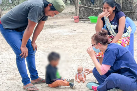 Jornadas sanitarias en comunidades indígenas de Santa Victoria 