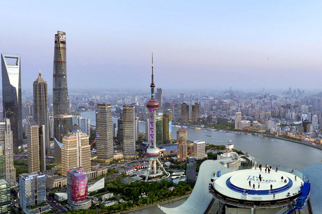 Shanghai, otra muestra del poderío chino. (Fuente: Xinhua)