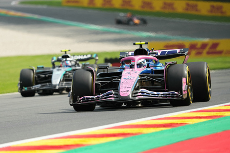 Franco Colapinto tuvo una floja performance en la clasificación para la carrera Sprint en SPA Francorchamps (Fuente: AFP)