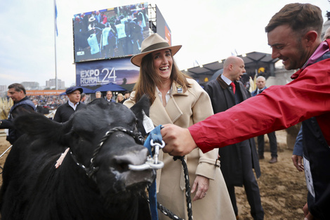 Villarruel en la Rural de 2024. 