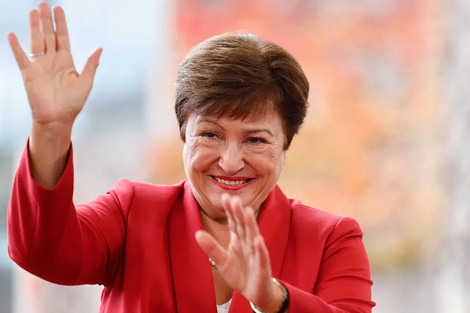 Kristalina Georgieva, directora gerente del FMI. El Directorio tratará en estos días el desembolso de u$s 2000 millones 