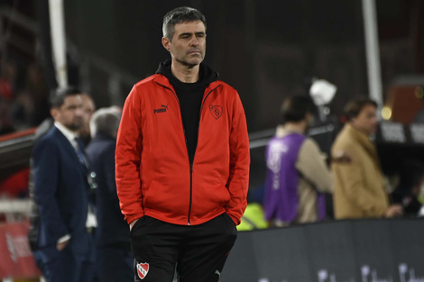 Julio Vaccaro, DT de Independiente.