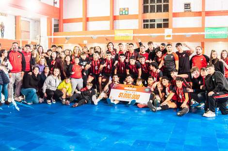 Defensores de
Moreno salió campeón de la segunda edición del Desafío 77 de voleibol