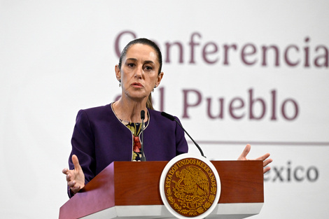 Claudia Sheinbaum, presidenta de México. (Fuente: AFP)