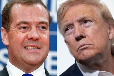 "Trump está jugando al juego de los ultimátum con Rusia", advirtió Medvedev (Fuente: AFP)