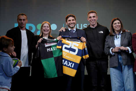 Pullaro celebró la actitud de los jugadores. (Fuente: Prensa Gobernación Santa Fe)