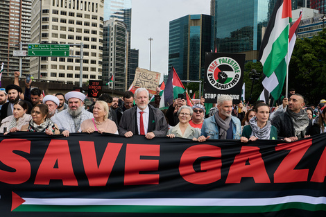 "Marcha por la Humanidad" por Gaza en Australia
