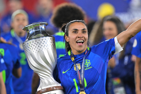 Marta fue elegida la mejor jugadora de la última Copa América