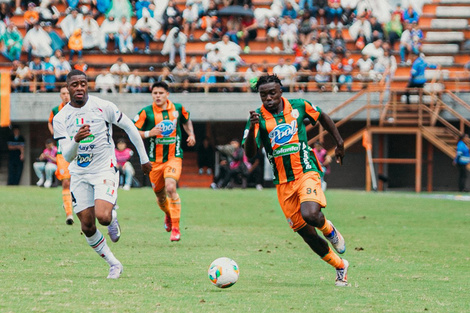  Luis Angel Díaz, pertenece al club colombiano Envigado. (Fuente: Gentileza)