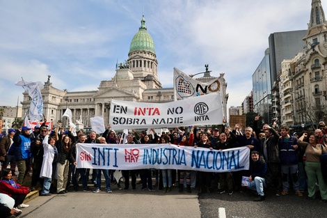 Ruidazo y movilización por el INTI