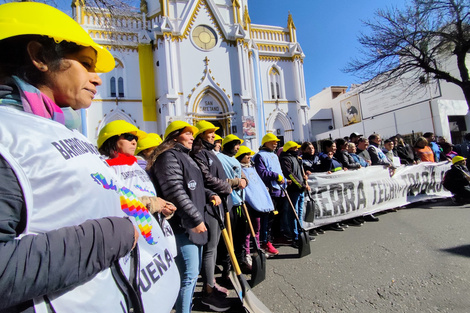 Los trabajadores se congregarán frente a la iglesia de San Cayetano. (Fuente: Sebastián Granata)