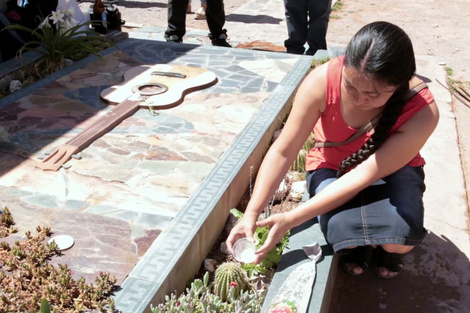 Vilca murió en 2007. Su tumba estpá en Humahuaca. (Fuente: Gentileza)