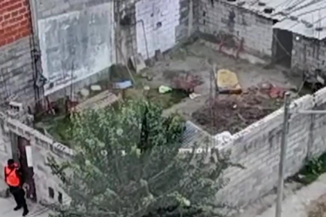 Imagen de dron de la casa de Jurado y los enterratorios 