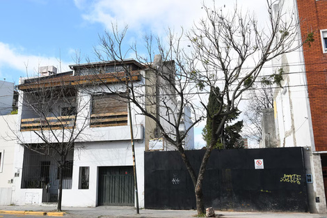 La casa donde apareció el cuerpo de Diego Fernández Lima.
