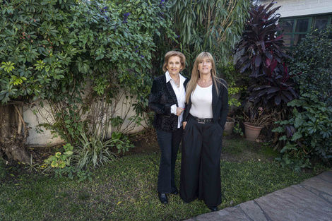 Las psicoanalistas Nancy Edith Hagenbuch y Cristina Solivella de Pérez,  (Fuente: Guido Piotrkowski)