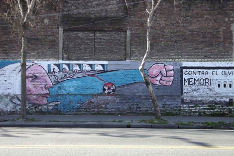 El mural homenaje a las Madres de Plaza de Mayo en Avellaneda.  (Fuente: Archivo)