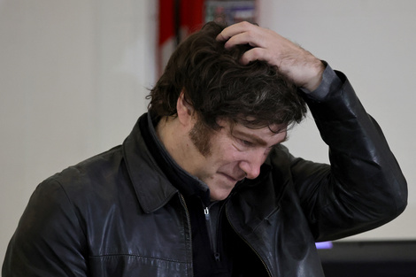Sensible caída de la imagen de Javier Milei