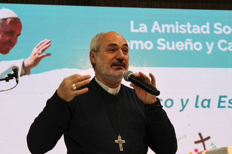 El obispo riojano Dante Braida presidió la Semana Social. (Fuente: Prensa)
