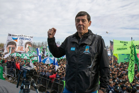 El titular del gremio de petroleros de Neuquén, Marcelo Rucci. (Fuente: Imagen web)