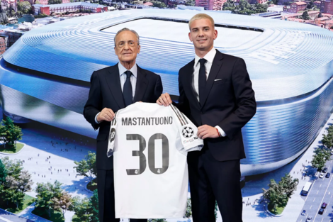 Real Madrid presentó a Mastantuono: "Llegar al club más grande del mundo era un sueño"