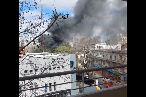 Incendio en Caballito