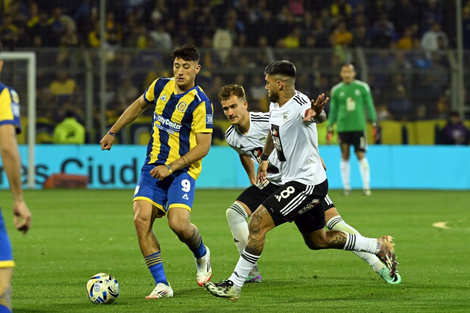 Veliz convirtií su primer gol luego de su regreso al club. (Fuente: Sebastián Granata)