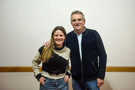 Caren Tepp y Agustín Rossi. La candidata inesperada que destrabó el acuerdo.