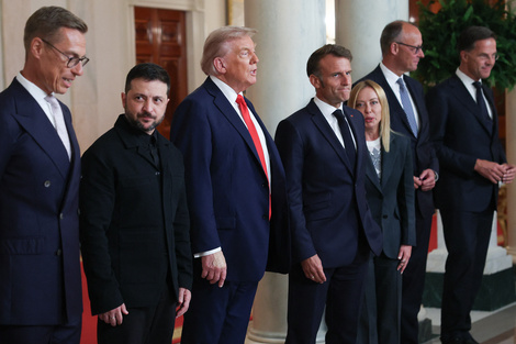 Un piquete europeo en la Casa Blanca 