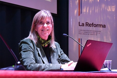 Rodenas, presidenta de la Comisión. (Fuente: Gentileza)