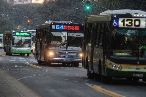 Los colectivos, a cargo de la Subsecretaría de Transporte.