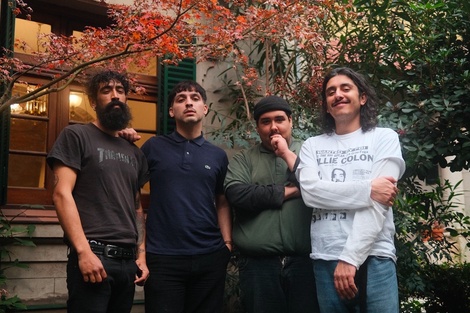 El cuarteto emocore Cursi No Muere, fotografiado por Pasha Shumilov (Fuente: Archivo)