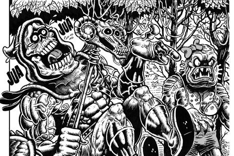 Los monstruos del Polaco Scalerandi (Fuente: Archivo)