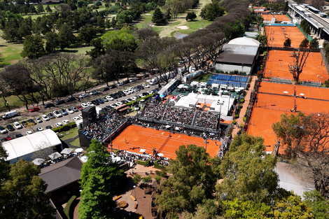 Las instalaciones del Racket Club de Palermo.