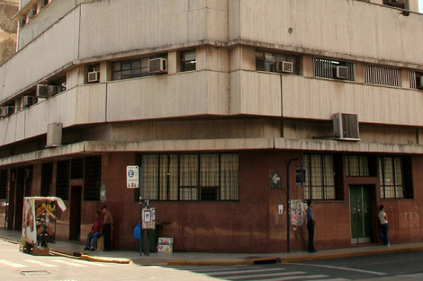 La sede de la Caja de Jubilaciones en la ciudad capital.