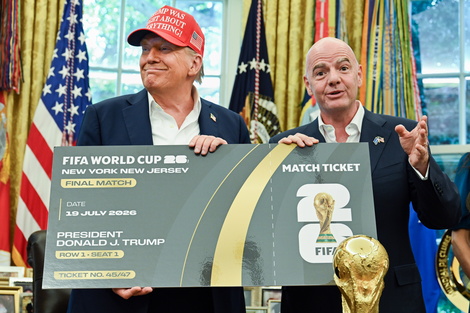 Trump e Infantino armaron su show para el sorteo del Mundial