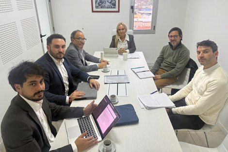 El comié nacional se reunió con la fiscal María Cecilia Vranicich.