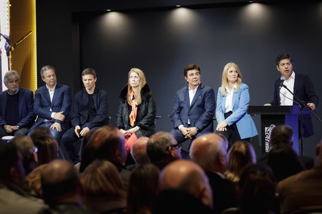 Axel Kicillof presentó el pacto fiscal el jueves en La Matanza.  (Fuente: Prensa)