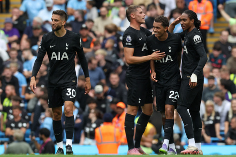 Gran triunfo de Tottenham sobre el City (Fuente: AFP)