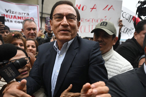 Vizcarra calificó el traslado de penal como "una arbitrariedad" y "una venganza" de sus rivales políticos (Fuente: AFP)