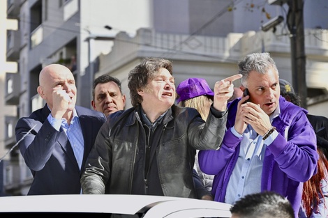 Javier Milei en Lomas de Zamora
